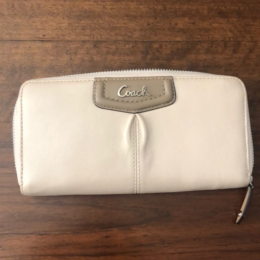 Coach leather wallet